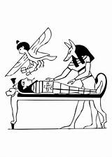 Anubis Mummy Embalm sketch template