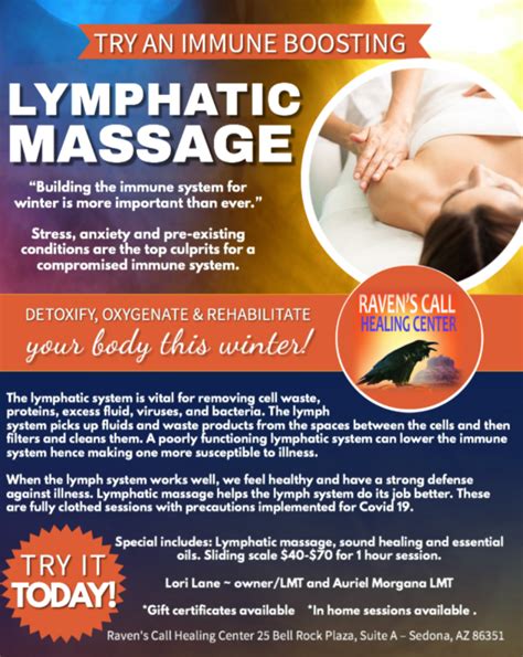 Lymphatic Drainage Raven S Call Spiritual And Sound Healing Sedona