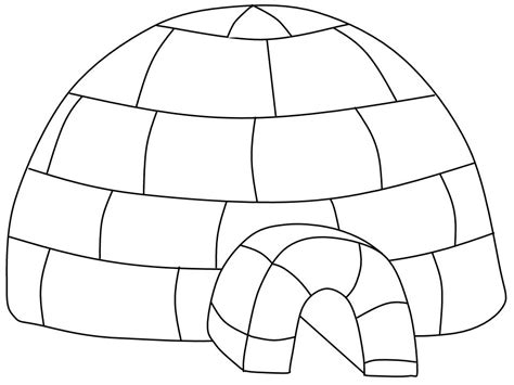 igloo template printable printable world holiday