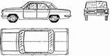 Volga Gaz Blueprint Bil Billedet sketch template