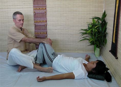 Thai Massage Leg Stretch Spirit Of Thailand