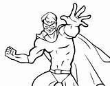 Supereroe Superhero Supereroi Mascherato Masked Eroi Superheroe Stampare Acolore Aot Crew Penulis sketch template