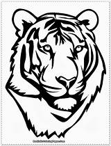 Tiger Head Coloring Choose Board Kids Face Pages sketch template