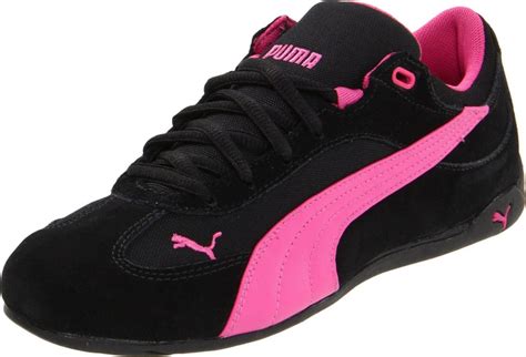 Puma Womens Fast Cat Sm Fashion Sneakers Shoes Black Raspberry Rose Ebay