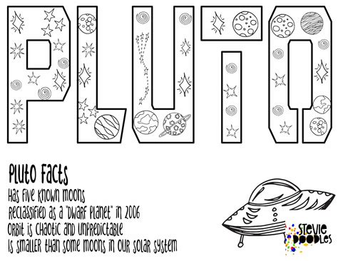 planet pluto facts   printable coloring pages stevie