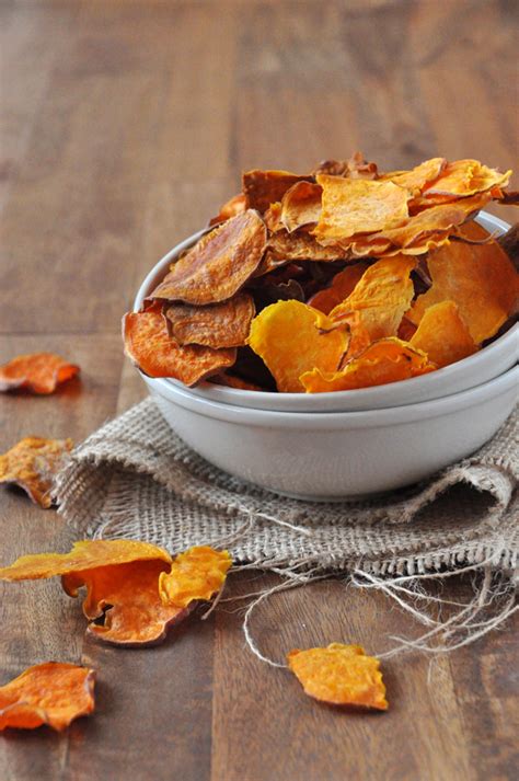 Easy Baked Sweet Potato Chips Recipe Resipes My Familly