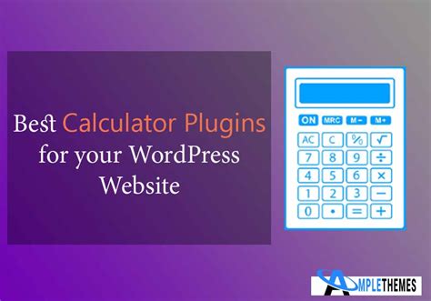 calculator plugins   wordpress website