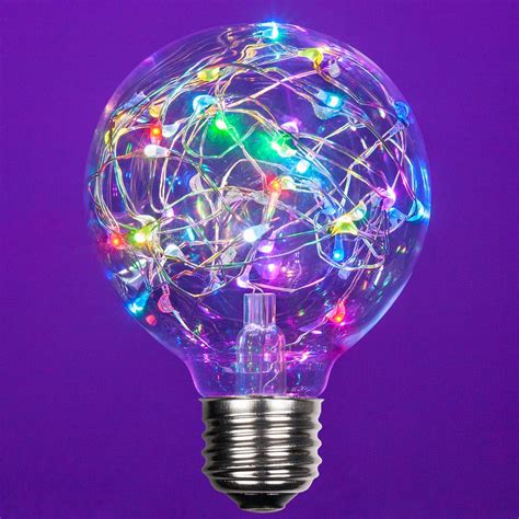 ledimagine tm fairy globe light bulb rgb color change yard envy