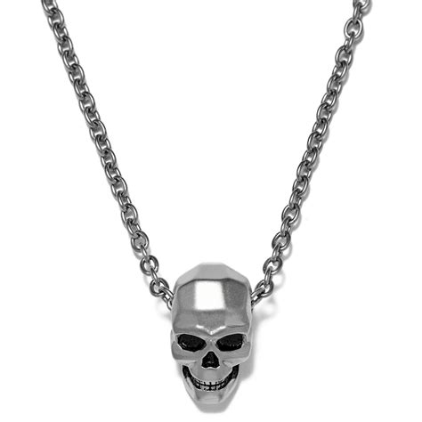 jax stainless steel skull necklace  stock moody mason