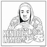 Coloring Pages Rap Sheets Drake Lil Hop Colouring Wayne Hip Lamar Kendrick Printable Tyler Rapper Usher Tumblr Book Bun Adults sketch template