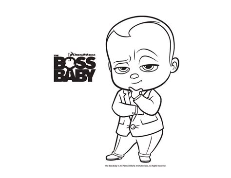 boss baby printables  coloring printables   boss baby