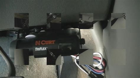 curt triflex brake controller install  gmc denali youtube