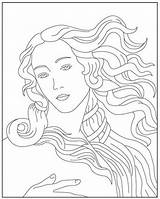 Botticelli Venere Disegni Famosi Opere Quadri Colorare Venus Nascita Artisti Sandro Dipinti Drawings Famosa Schizzi Colouring Pittura Scaricare Terza Afrodite sketch template