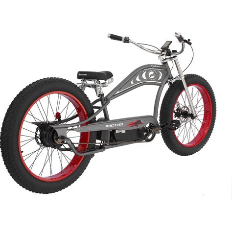 flash sale micargi cyclone vah  chopper style fat tire cruiserdeluxe electric bike