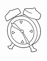 Clock Coloring Pages Alarm Drawing Pendulum Paper Library Clipart Book Popular sketch template