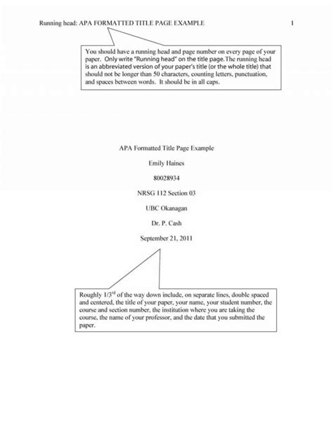 cover page template title pages  format   format