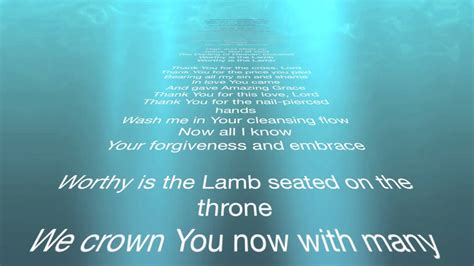 worthy   lamb  lyrics hillsong easter song acordes