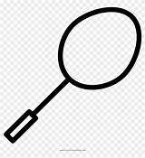 Badminton Racket Coloring sketch template