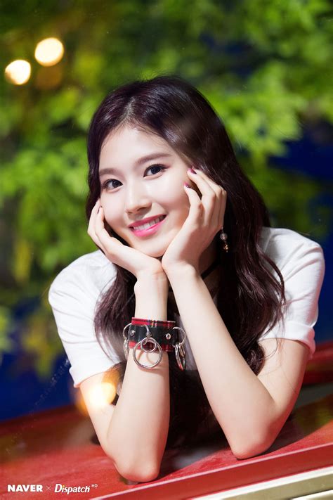 [naver x dispatch] twice sana for yes or yes mv shooting kpopping