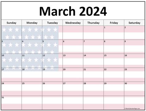 blank march  printable calendar printable world holiday