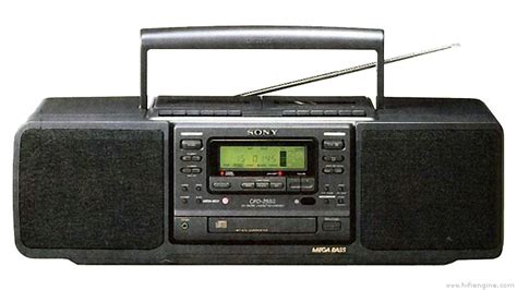 sony cfd  portable cd radio cassette recorder manual hifi engine