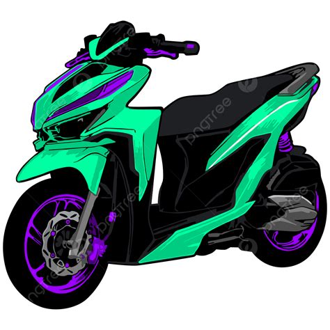motorfiets matic vario modificatie vector en png vector motorfiets