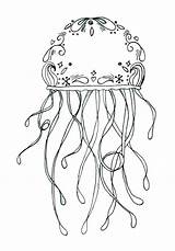 Jellyfish Coloring Spongebob Pages Getcolorings sketch template