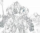 Coloring Pages Halo Flood Master Chief Getcolorings Getdrawings Color Colorings Printable sketch template