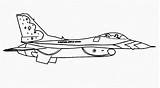 Avion Guerre Jet F16 Sophisticated Bestof Colouring Meilleur Force Colornimbus sketch template