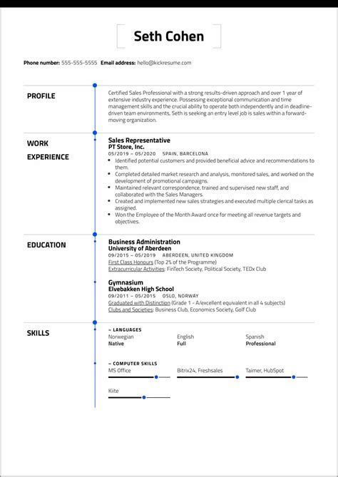 sample resume   year experience resume  gallery
