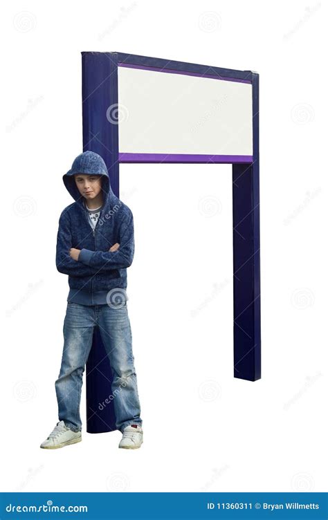 boy  sign stock image image  empty male person