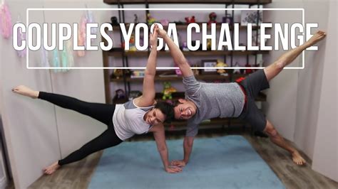 couple yoga poses challenge   images  partnercouples