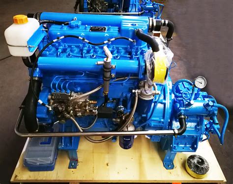 hf  cyliner hp inboard marine diesel engine  gearbox