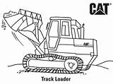 Backhoe Excavator Caterpillar Coloringhome sketch template