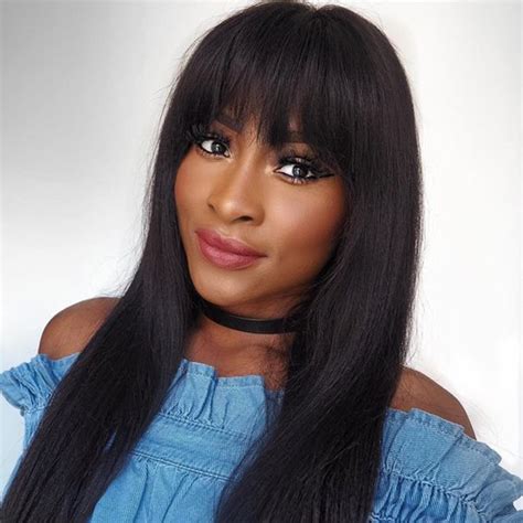 Buy 13x6 Lace Front Wigs With Bangs Pre Plucked