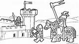 Castle Lego Coloring Pages Books Colouring Kids sketch template