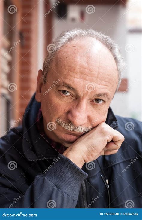 elderly man stock photo image  lifestyle portrait