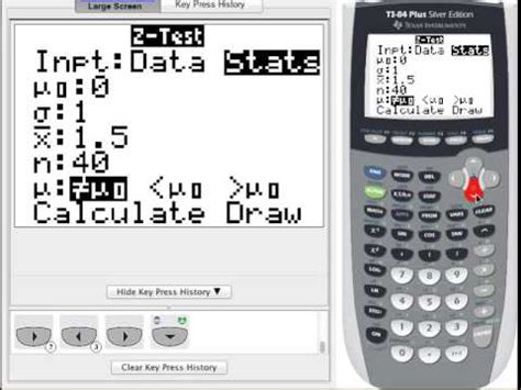 test statistics  p values   test option  calculator youtube
