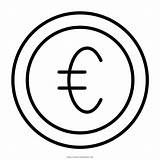 Euro Coloring Currency sketch template
