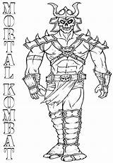 Mortal Kombat Colorear Reptile sketch template