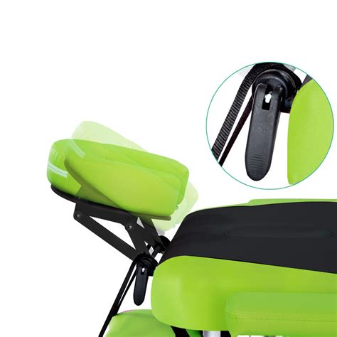 Zenses 3 Fold Portable Aluminium Massage Table Green