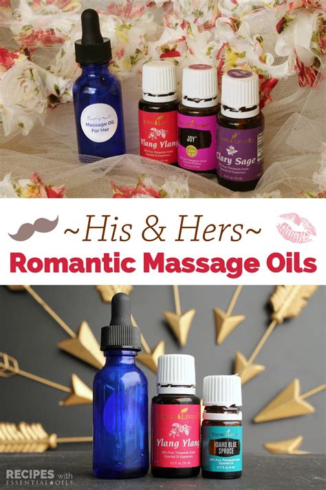 his and hers romantic massage oils recipes with essential oils