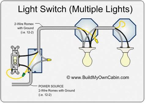 wiring diagram  multiple lights   switch jean puppie