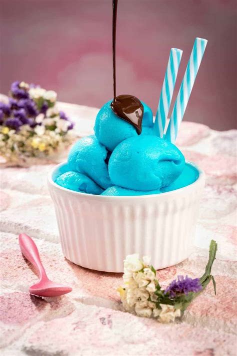 festive blue foods  bring blue hues   table