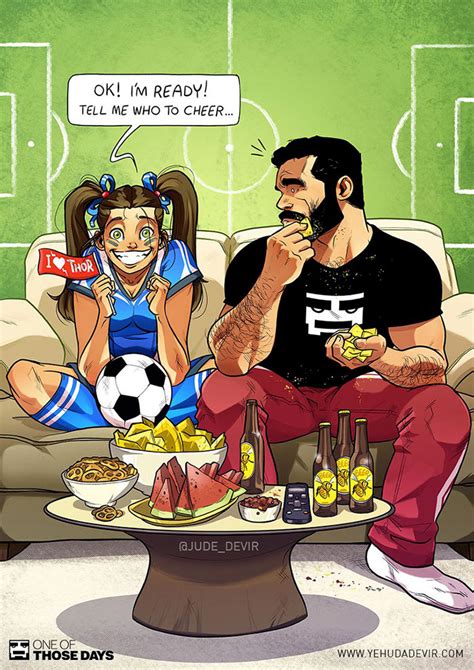 Artist Illustrates Everyday Life With His Wife And It Rings So True