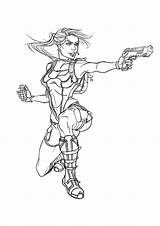 Croft Coloriage Tomb Raider sketch template