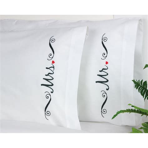 dimensions stamped embroidery pillowcase pair