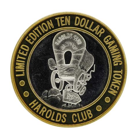 999 silver harold s club reno nv 10 limited edition