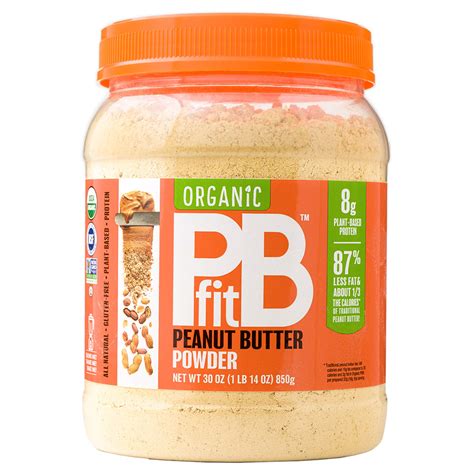 pbfit  natural organic peanut butter powder powdered peanut spread