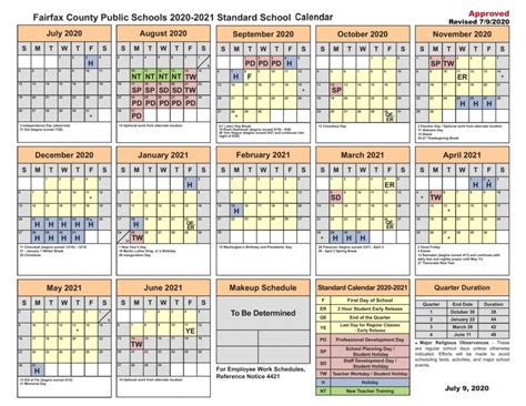 fcps frederick calendar customize  print